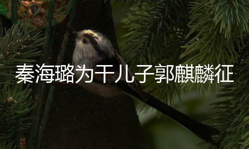 璐为恋爱秦海麒麟其曾 曝子郭征婚谈过干儿3次