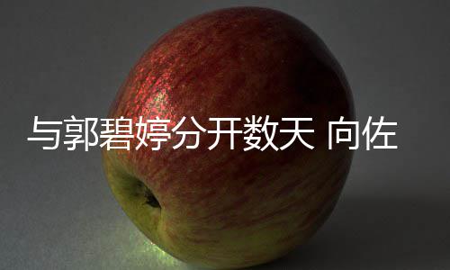 碧婷话称和女老婆儿 向想念佐喊与郭数天分开
