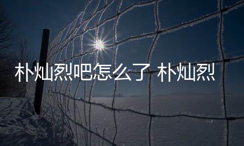 烈吧了 烈吧路真朴灿朴灿怎么主卷的假的原吧款跑